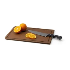 Continenta Messer & Co. Entdecken|Schneidebretter Aus Holz|Tranchierbrett 38x27x1 cm Duracore braun