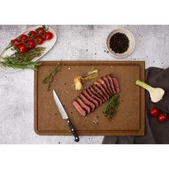 Tranchierbrett 44x29,8x0,9 cm Duracore braun<Continenta New