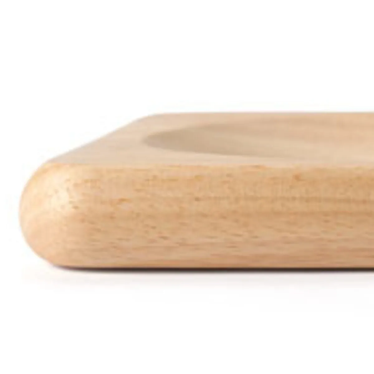 Wiegemesserbrett Holz mit Messer 22,5x22,5 cm<Continenta Hot