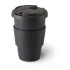 Coffee to go Becher 0,35 l m.D. Solid Color anthrazit<Dibbern Best