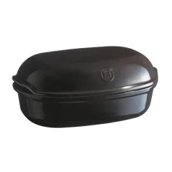 Emile Henry Brotbacken|Kochwelt Entdecken|Brotbackform 34x22x15 cm Artisan Kohle