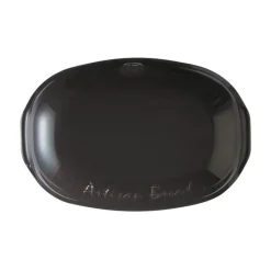 Emile Henry Brotbacken|Kochwelt Entdecken|Brotbackform 34x22x15 cm Artisan Kohle