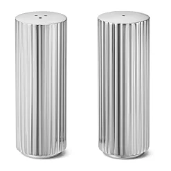 Georg Jensen Weihnachten|Kräuter & Gewürze|Salz- und Pfefferstreuer 2-tlg. Bernadotte edelstahl