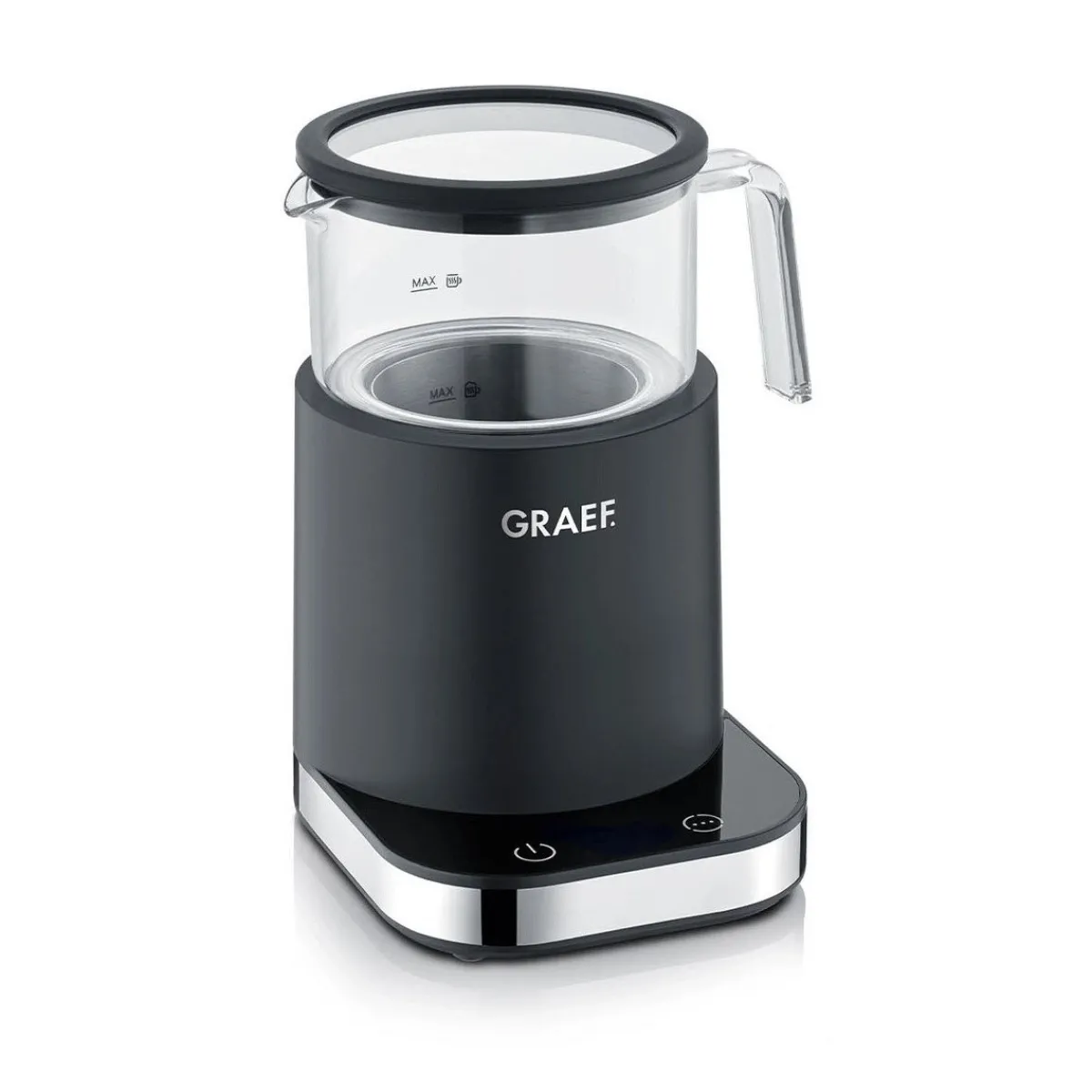 Graef Neuheiten|Milchaufschäumer|Milchaufschäumer MS902 500 W schwarz-matt