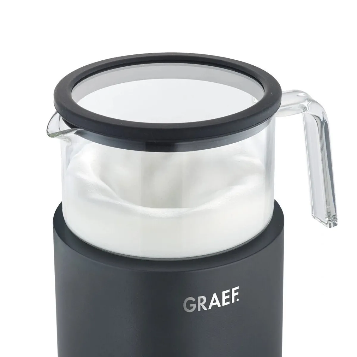 Graef Neuheiten|Milchaufschäumer|Milchaufschäumer MS902 500 W schwarz-matt
