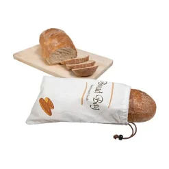 GSD Brotkästen & Brotkörbe|Brotbeutel 38x27 cm weiß