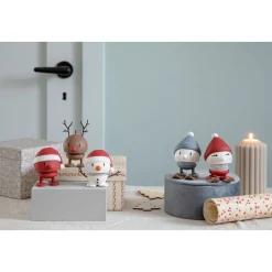 Hoptimist Weihnachtsdekoration|Santa Bumble S 7 cm Soft Red