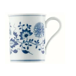 Becher m. Henkel Blau Zwiebelmuster<Hutschenreuther New