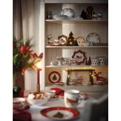 Platte 36x18 cm Happy Wintertime Red<Hutschenreuther