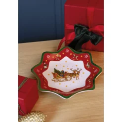 Sternschale 25 cm Happy Wintertime<Hutschenreuther Best