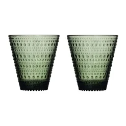 Glas 2er-Set Kastehelmi tannengrün<Iittala Outlet