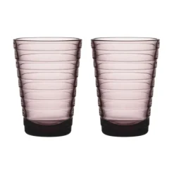 Trinkglas 2er-Set 0,33 l Aino Aalto Violett<Iittala