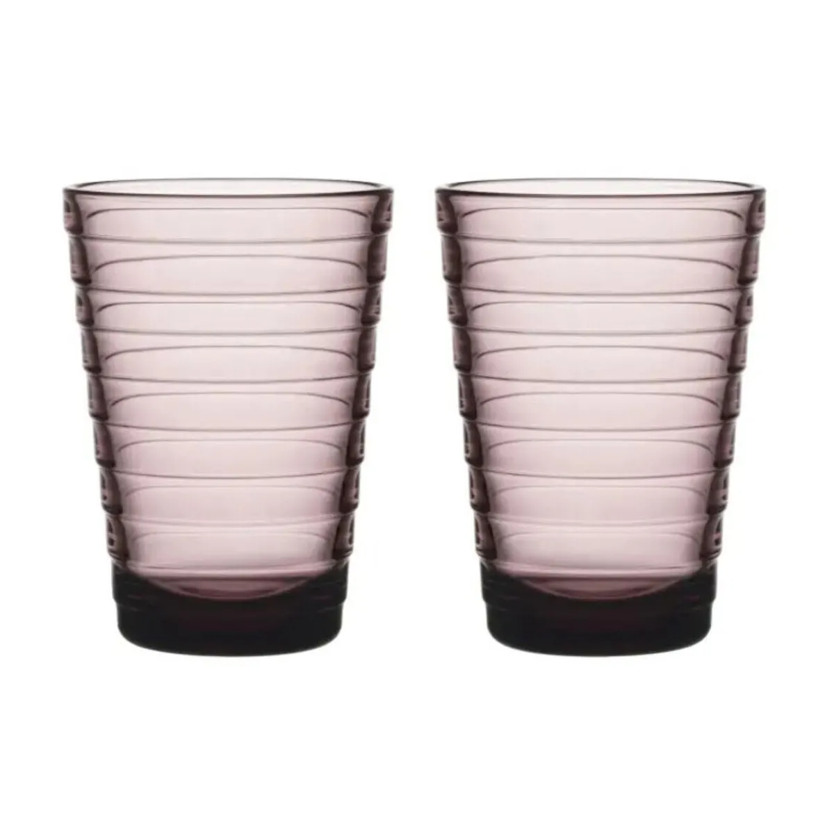 Iittala Wassergläsersets|Trinkglas 2er-Set 0,33 l Aino Aalto Violett