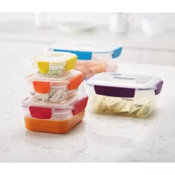 Joseph Joseph Vorratsdosen|Meal Prep|Aufbewahrungsbehälter-Set 5-tlg. Nest Lock mehrfarbig