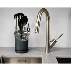 Besteck Abtropfbehälter grau Dock<Joseph Joseph Online