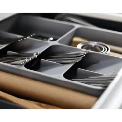 Besteckkasten mit Erweiterung grau DrawerStore<Joseph Joseph Clearance