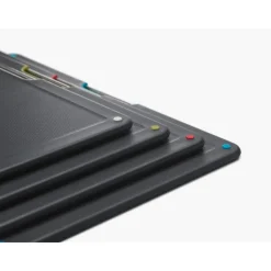 Schneidebrett-Set 5-tlg. Folio edelstahl<Joseph Joseph Hot