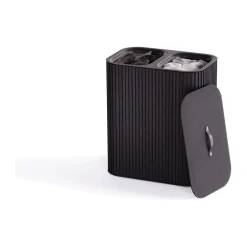 Wäschetrennkorb 90,0 l Tota Twin Luxe schwarz<Joseph Joseph Best