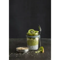 Frühstücksglas mit Deckel und Löffel 350ml<Kilner Best