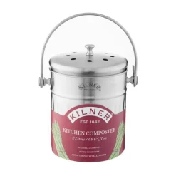 Kilner Spülen|Tischabfallbehälter 2,0 l silber