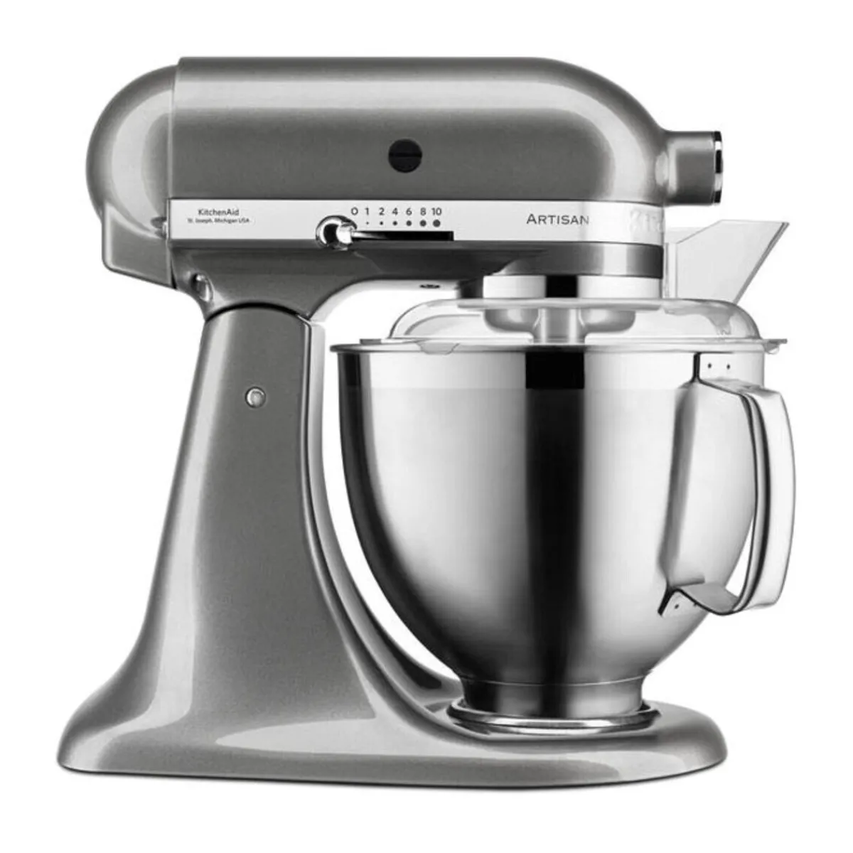 Küchenmaschine 4,8 l 300 W Artisan Premium Medaillon Silber<KitchenAid New