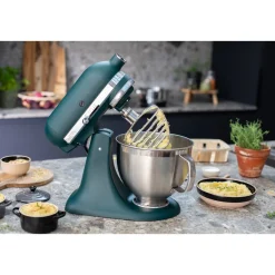 KitchenAid Brotbacken|Bestseller|Küchenmaschine 4,8 l 300 W Artisan Premium Pebbled Palm