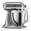 KitchenAid Kochwelt Entdecken|Vatertag|Küchenmaschine 4,8 l 300 W Artisan Premium Medaillon Silber