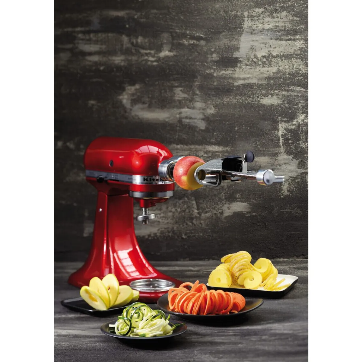 Spiralschneider mit 4 Messern zu Küchenmaschine<KitchenAid New