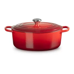 Bräter mit Deckel 31 cm Signature Kirschrot<Le Creuset Hot