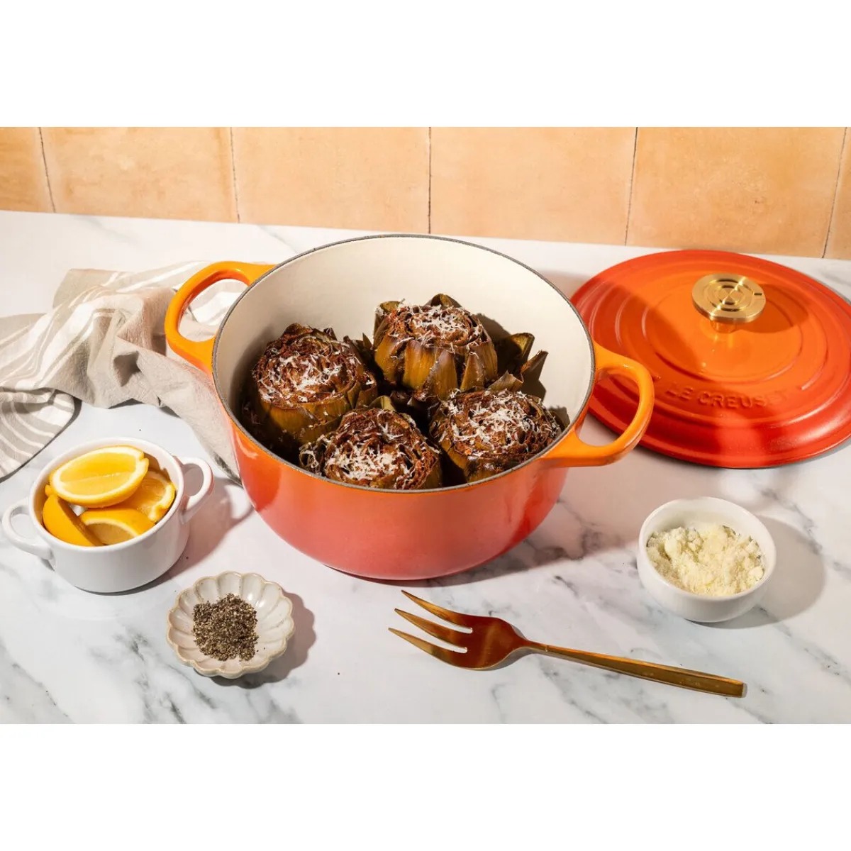 Bräter mit Deckel 24 cm Signature Limited Edition Flamme Dorée<Le Creuset Outlet