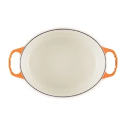 Le Creuset Bräter|20 Jahre Tischwelt|Bräter mit Deckel 29 cm Signature Limited Edition Flamme Dorée