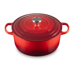 Bräter mit Deckel 28 cm Signature kirschrot<Le Creuset Best