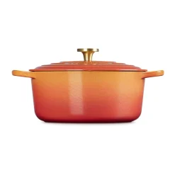 Bräter mit Deckel 20 cm Signature Limited Edition Flamme Dorée<Le Creuset New