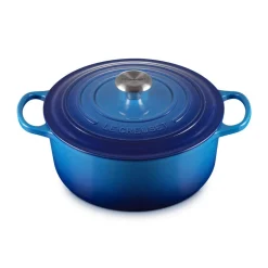 Bräter mit Deckel 26 cm Signature azure<Le Creuset