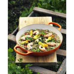 Le Creuset Winterküche|Gourmet-Profitopf mit Deckel 30 cm Signature Ofenrot