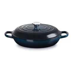 Le Creuset Bräter|20 Jahre Tischwelt|Gourmet-Profitopf mit Deckel 30 cm Signature Nuit