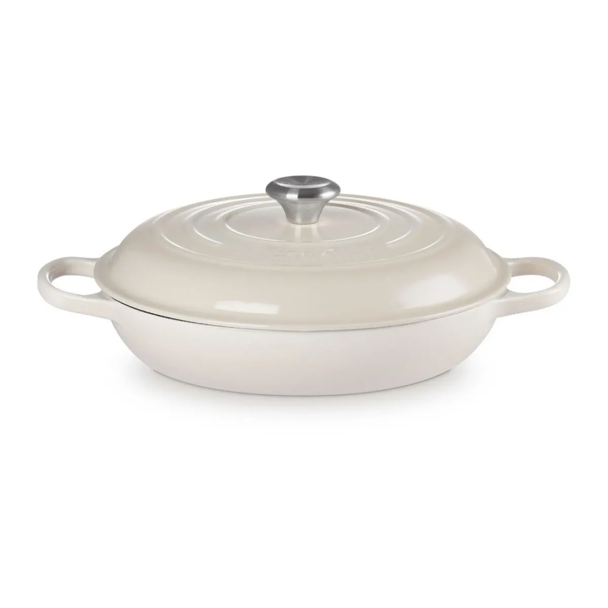 Le Creuset Italienische Genüsse|Gourmet-Profitopf mit Deckel 30 cm Signature Meringue