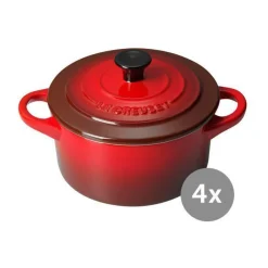 Mini Cocotte 4er-Set Kirschrot<Le Creuset Online
