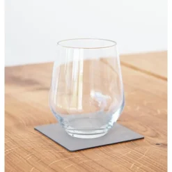 LINDDNA Untersetzer|Kuschelige Winterzeit|Glasuntersetzer 10x10 cm Square Nupo hellgrau