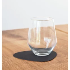 Glasuntersetzer 11x13 cm Curve Nupo black<LINDDNA Outlet