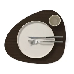 Tischset L 37x44 cm Curve Corduroy hazel<LINDDNA Clearance