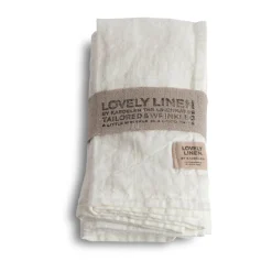 Servietten 45x45 cm Lovely Off-White<Lovely Linen Online