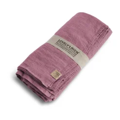 Lovely Linen Tischwäsche|Tischdecke 100x100 cm Lovely Altrosa