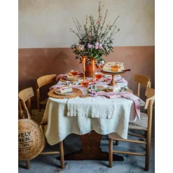 Tischdecke 145x250 cm Lovely Vanille<Lovely Linen Online