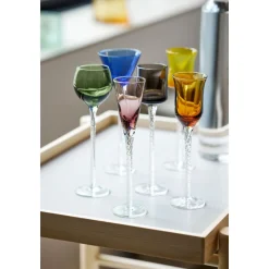 Lyngby Glas Schnapsgläser|Schnapsgläser 6-tlg. London farblich sortiert