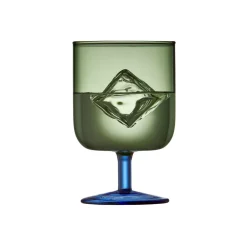 Lyngby Glas Weingläsersets|Weinglas 2er-Set Torino grün/blau