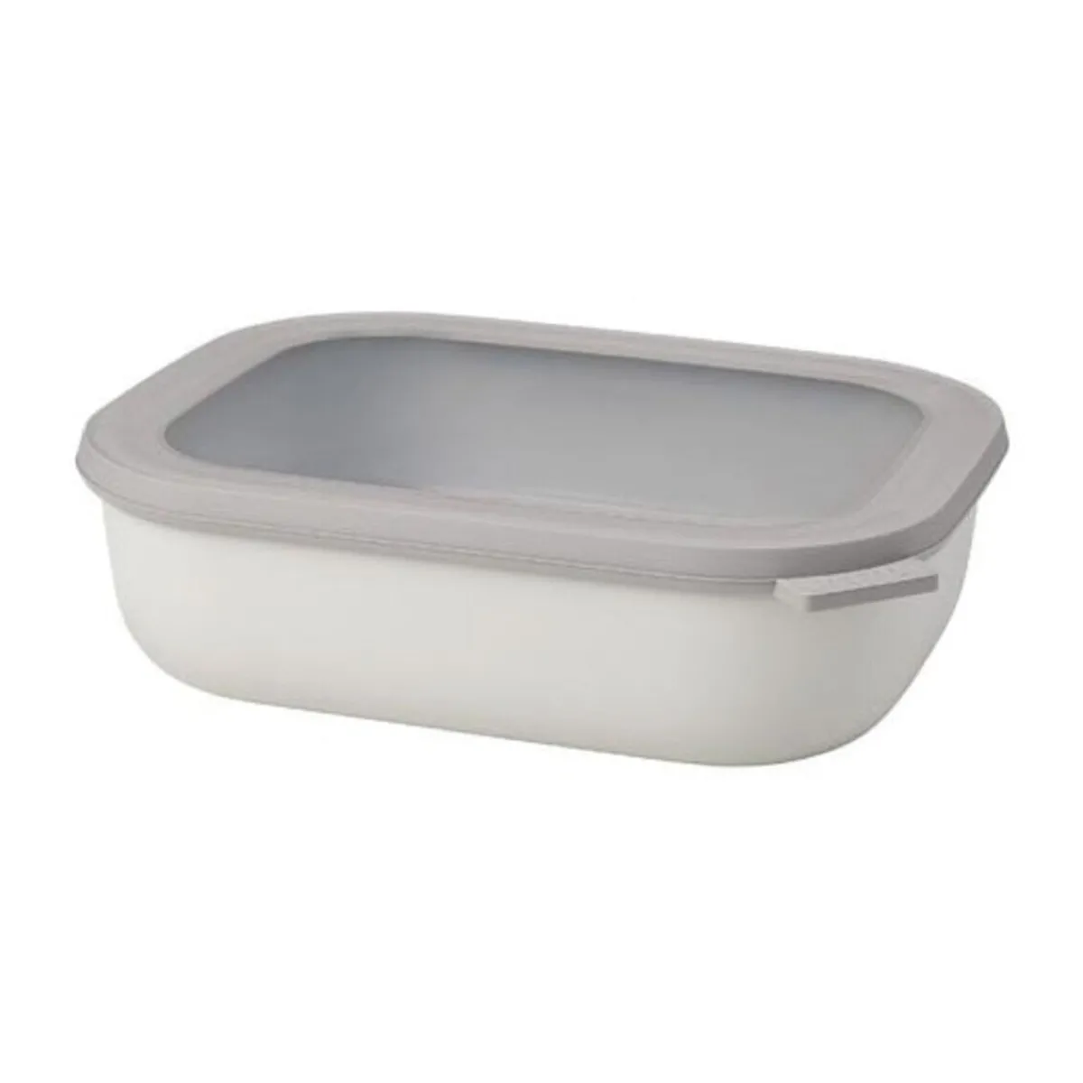 Multi Bowl cirqula 2000ml rechtig flach nordic white<Mepal
