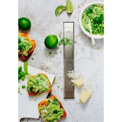 Microplane Messer & Co. Entdecken|Doppelreibe Zester/Grob Premium Classic edelstahl