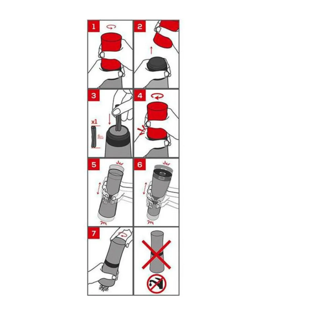 Zimtmühle 22cm Lanka mit Shaker<Peugeot Best