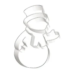 Ausstecher Edelstahl Schneemann 8cm<RBV Birkmann Hot